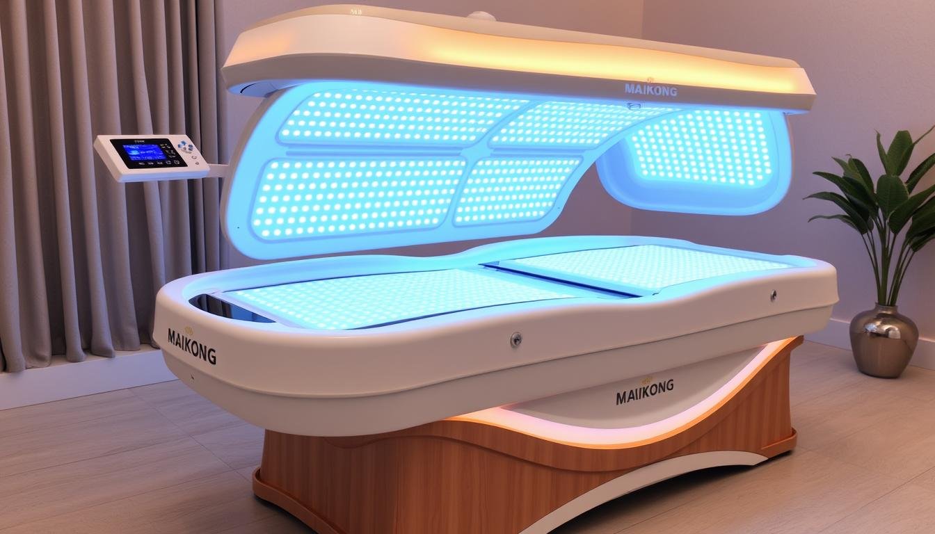 MAIKONG LED Bed with advanced features and control panel