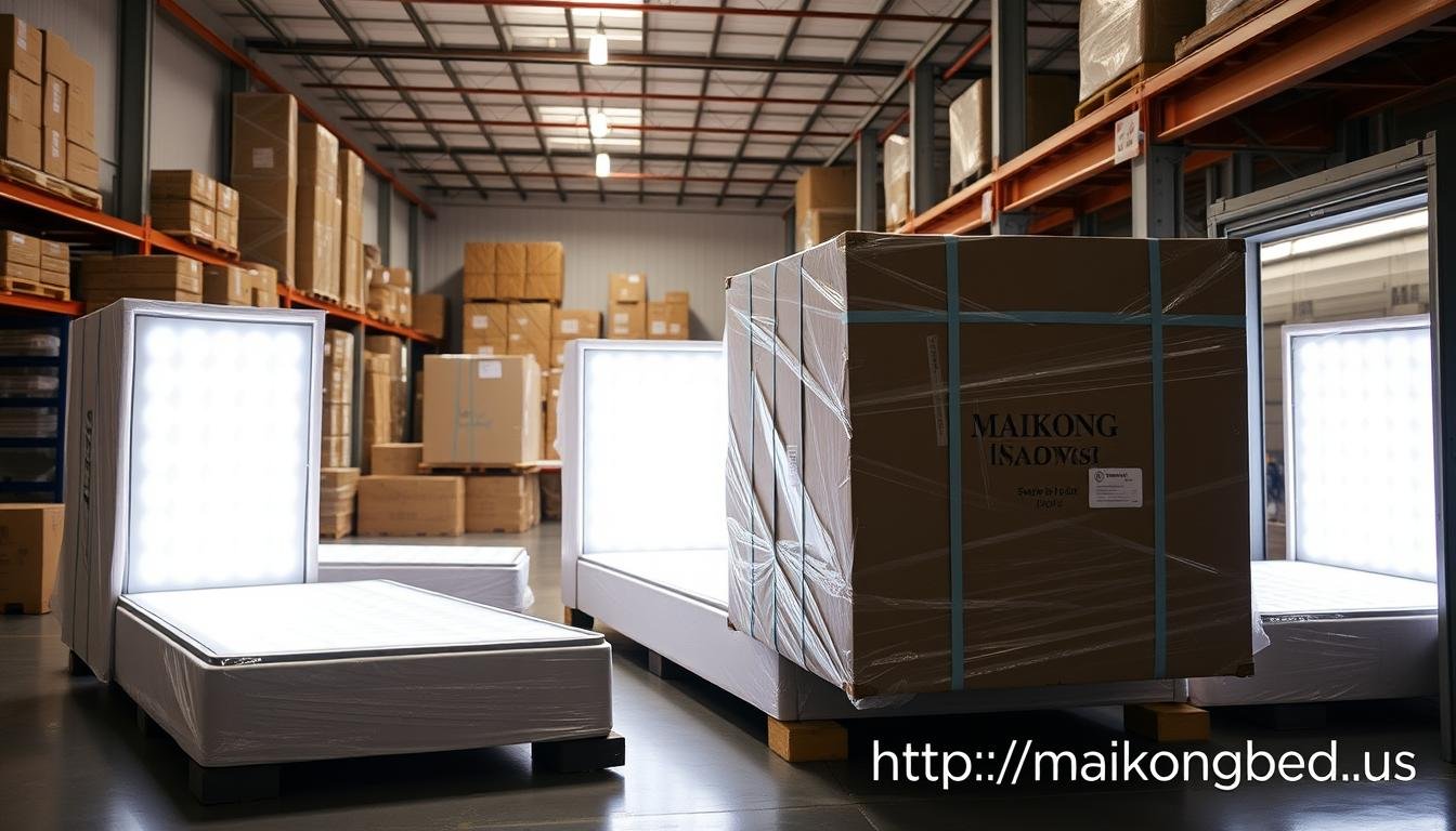 MAIKONG LED bed shipping and logistics process