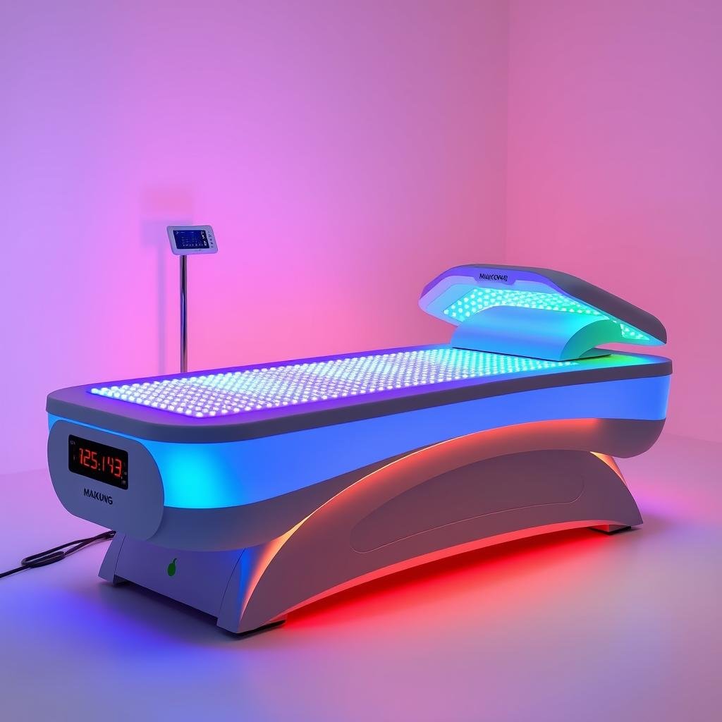 MAIKONG LED therapy bed with multiple light colors