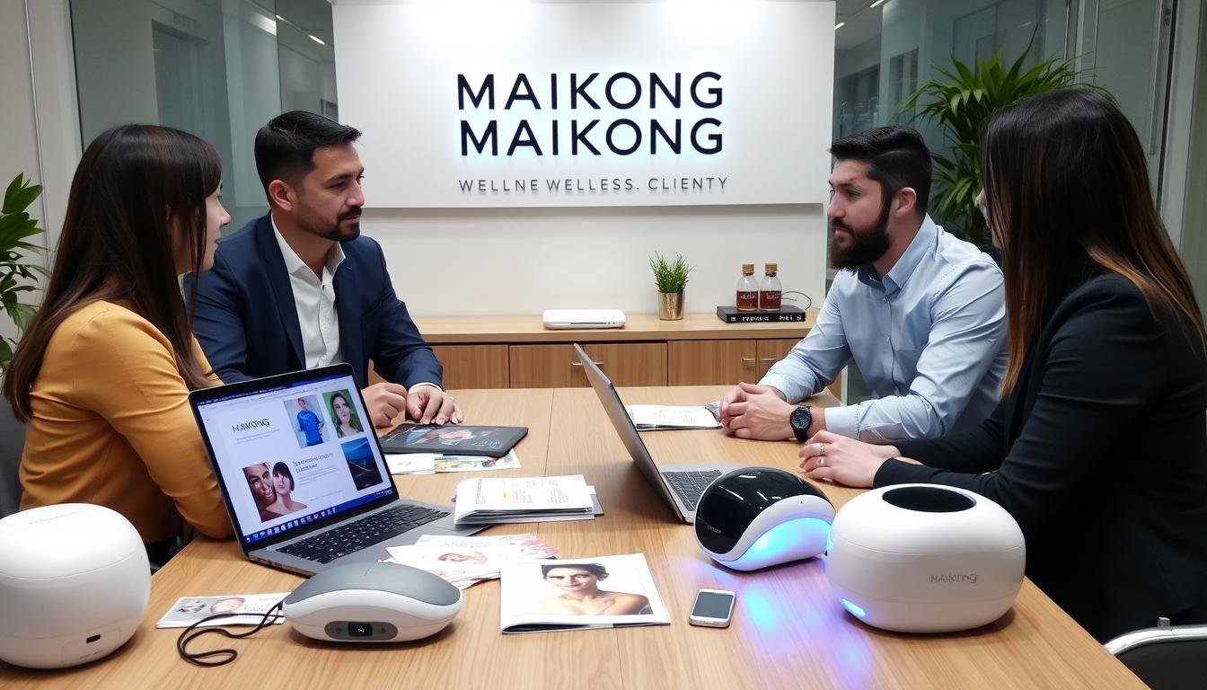 MAIKONG distributor meeting with wellness business owners