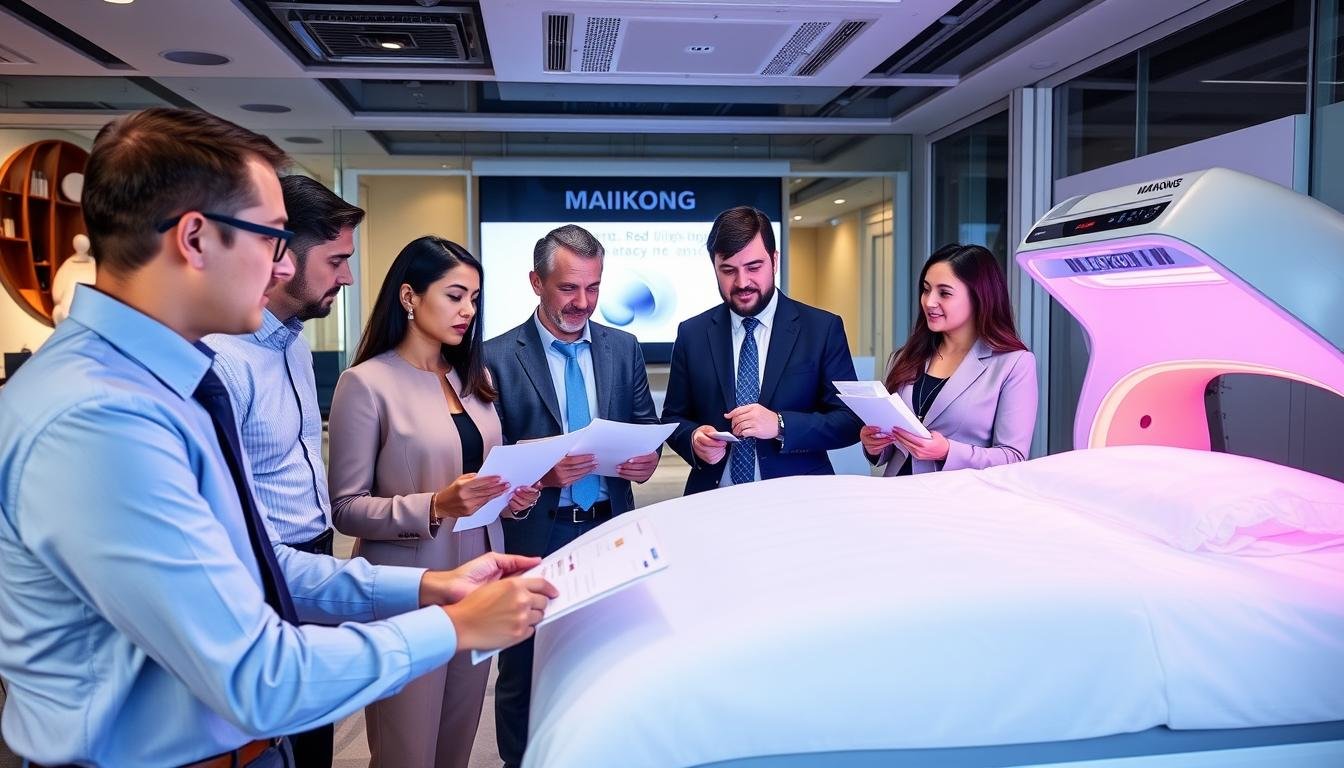 MAIKONG distributor training session with product demonstration