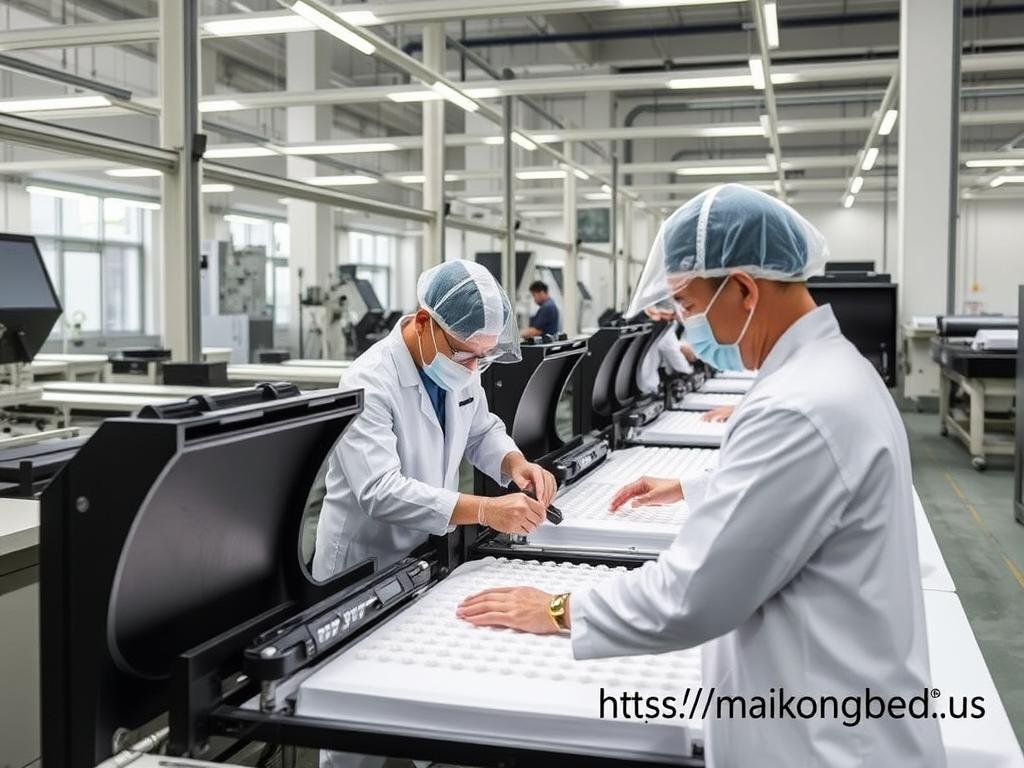 MAIKONG quality control process for LED beds
