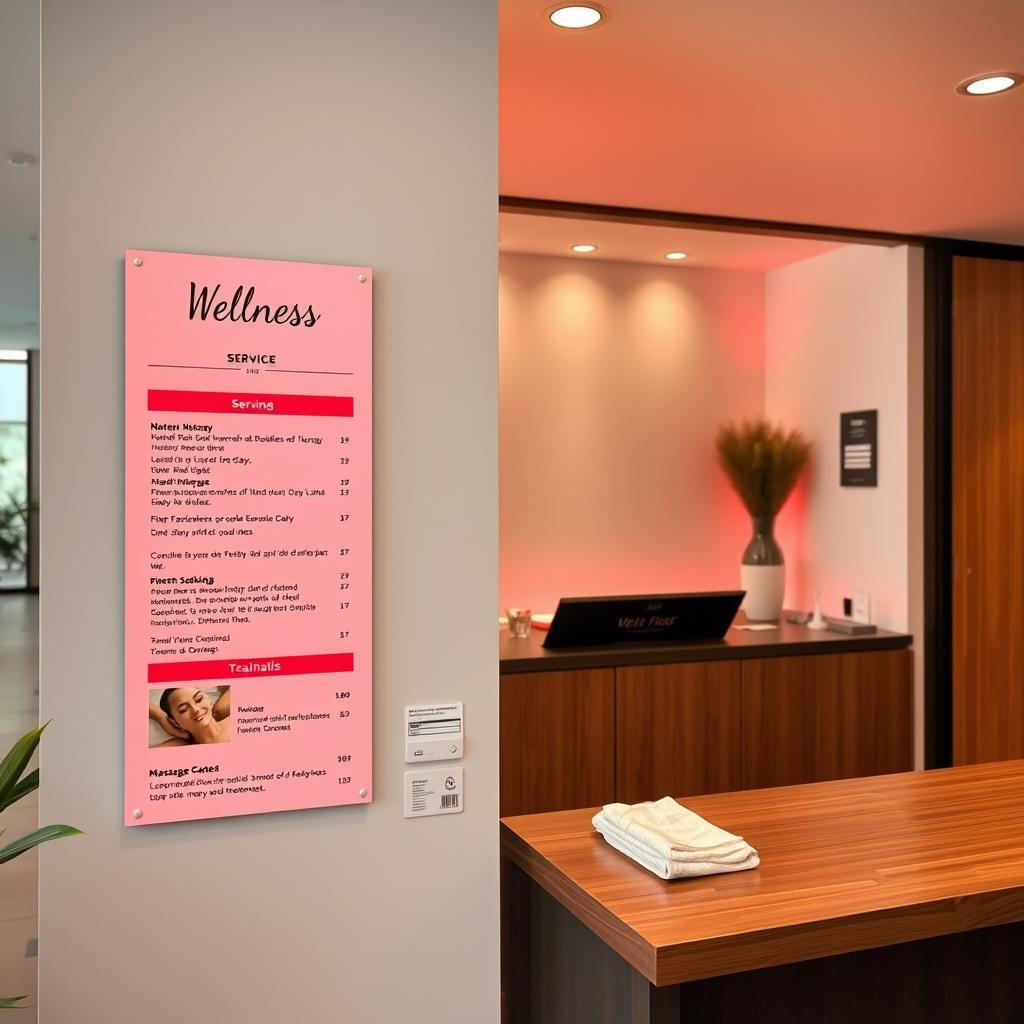 Red light therapy integrated with other wellness services