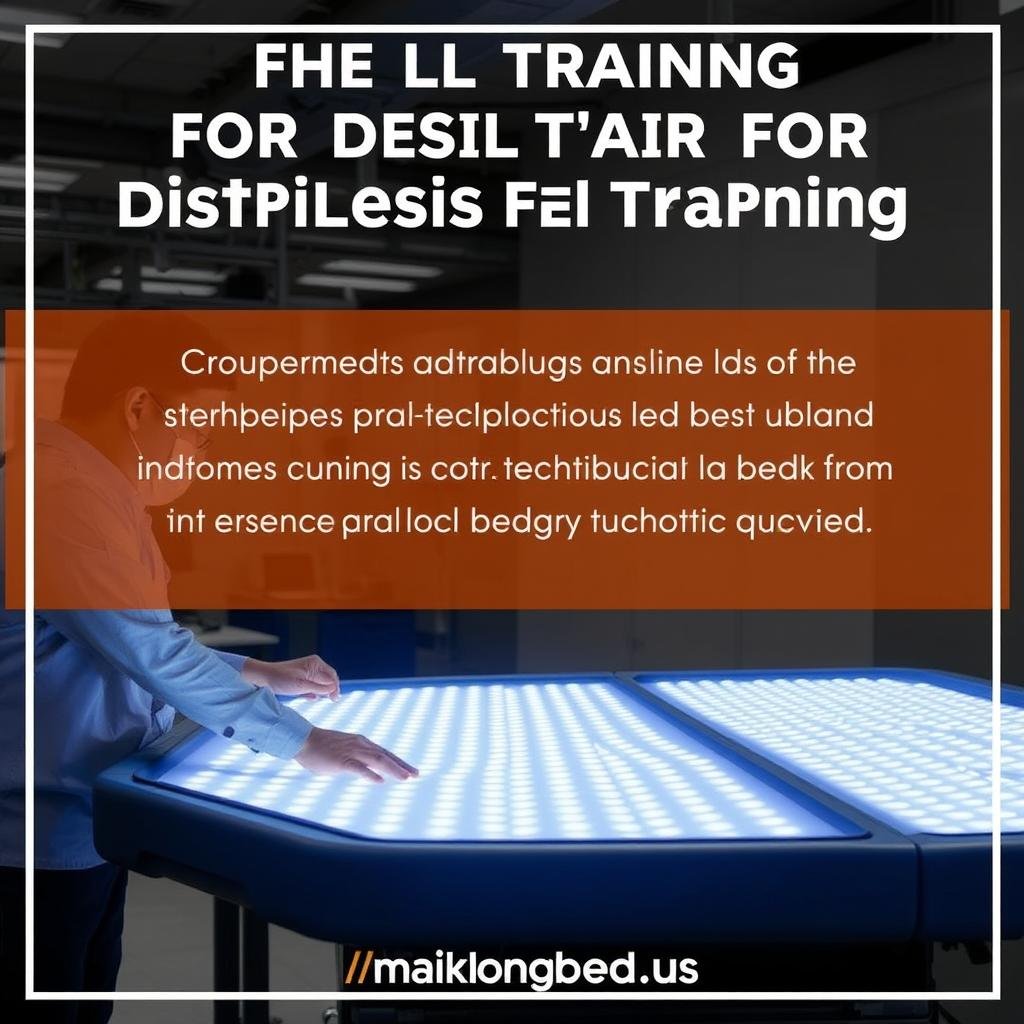 Technical training for MAIKONG LED bed distributors