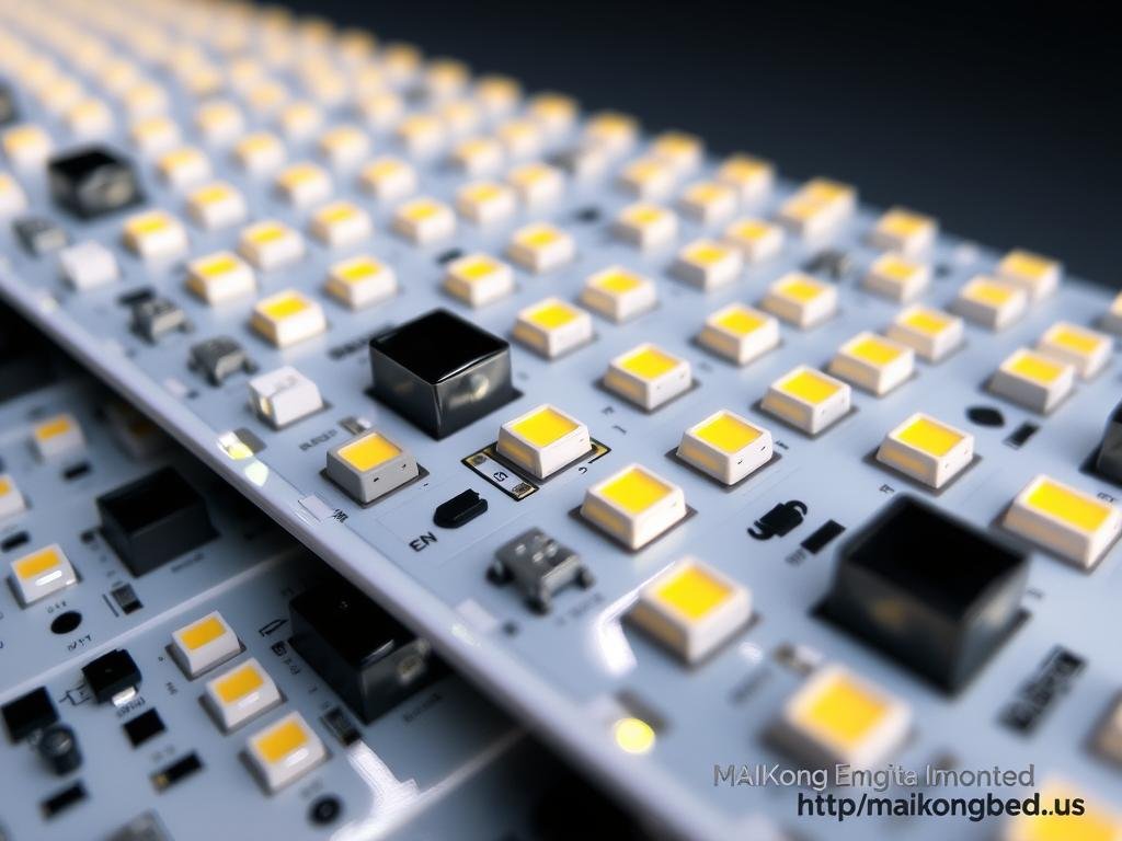 Close-up of MAIKONG's precision-engineered LED technology