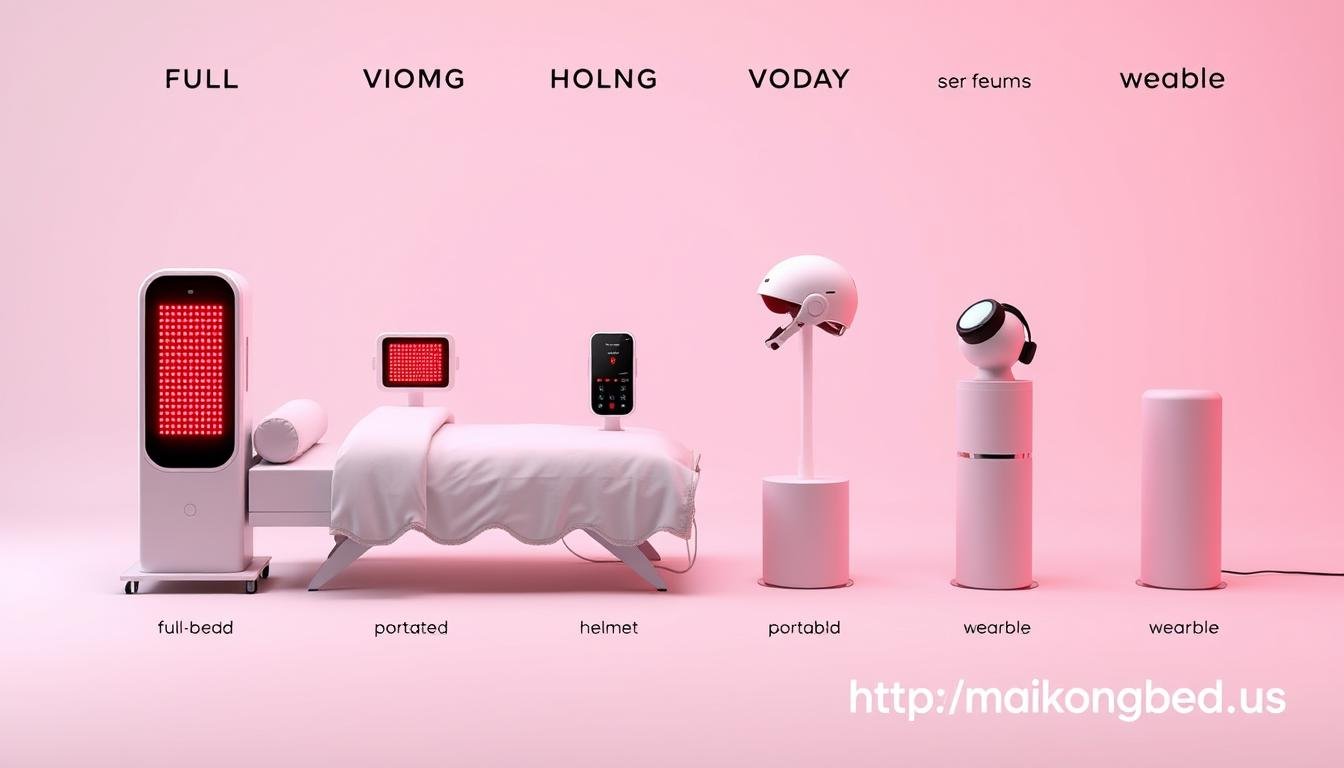 Comparison of different MAIKONG red light therapy devices
