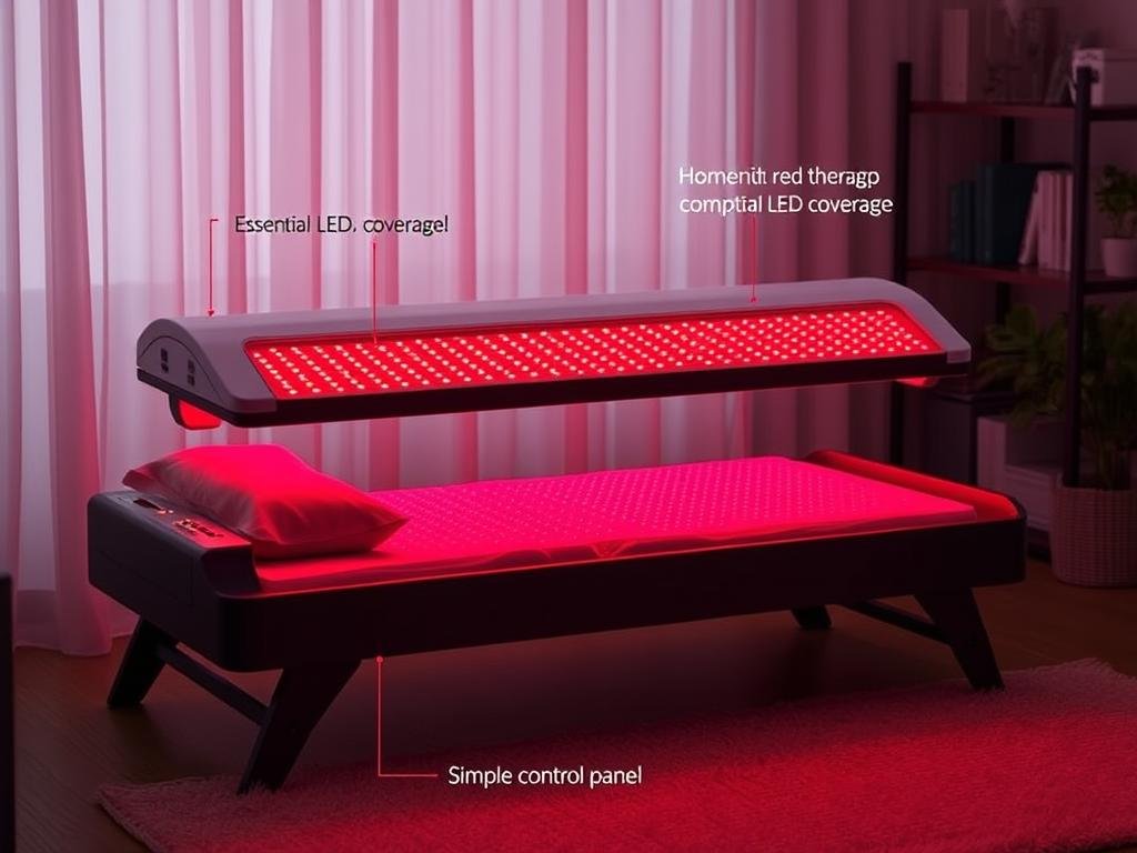 MAIKONG Home Red Light Therapy Bed for personal use