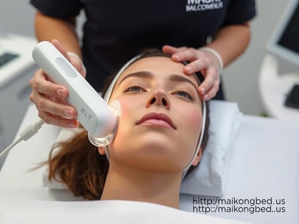 MAIKONG ILLT Mask being used in a clinical setting
