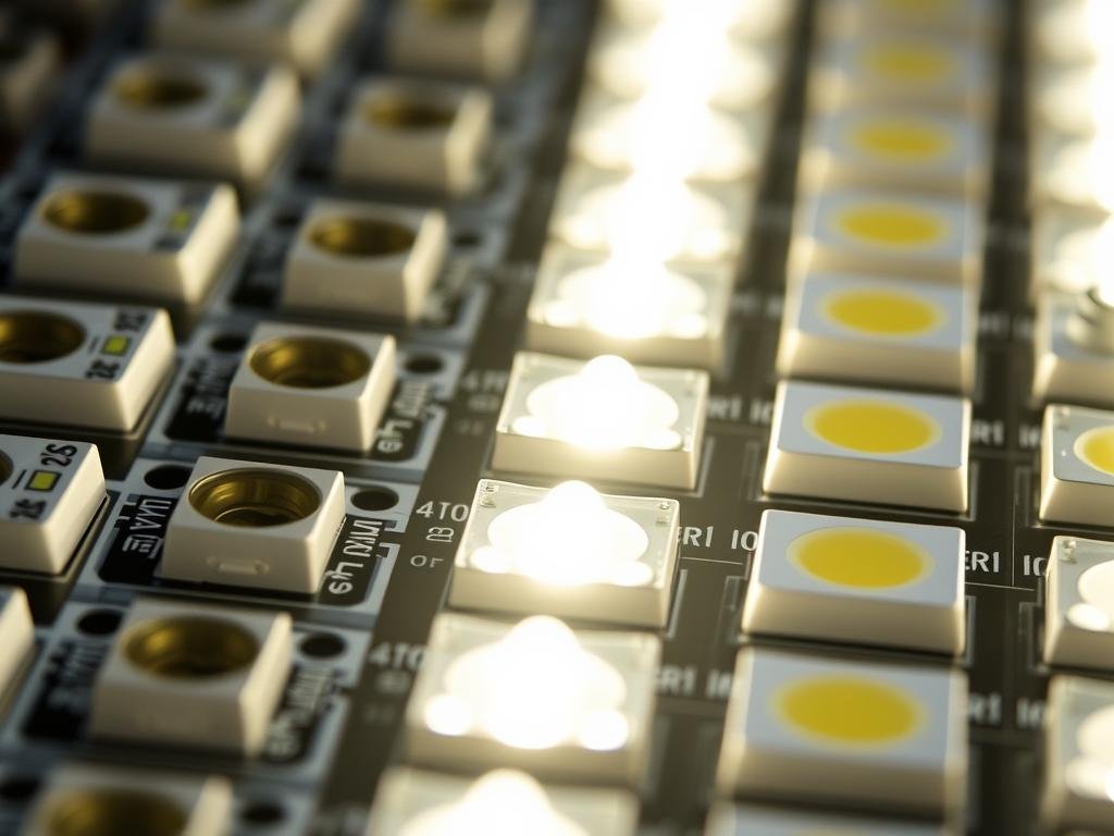 MAIKONG LED array with custom lenses