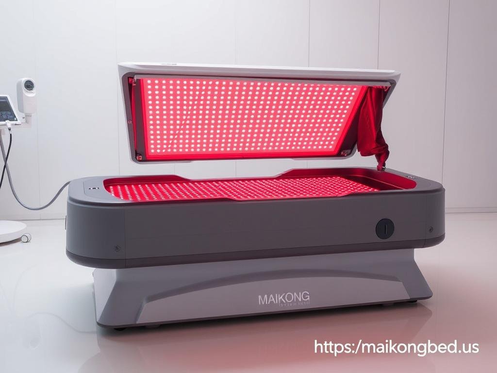 MAIKONG Pro Series Red Light Therapy Bed for clinical use