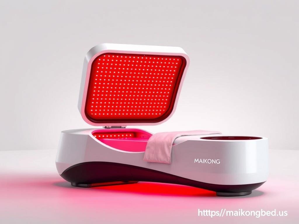 MAIKONG Red Light Therapy Bed for full-body treatment