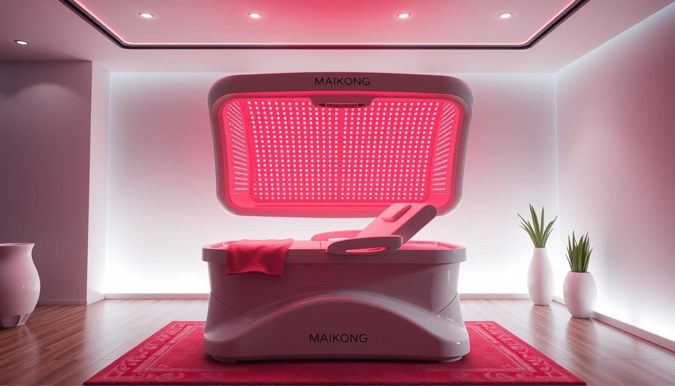MAIKONG Red Light Therapy Bed with advanced features