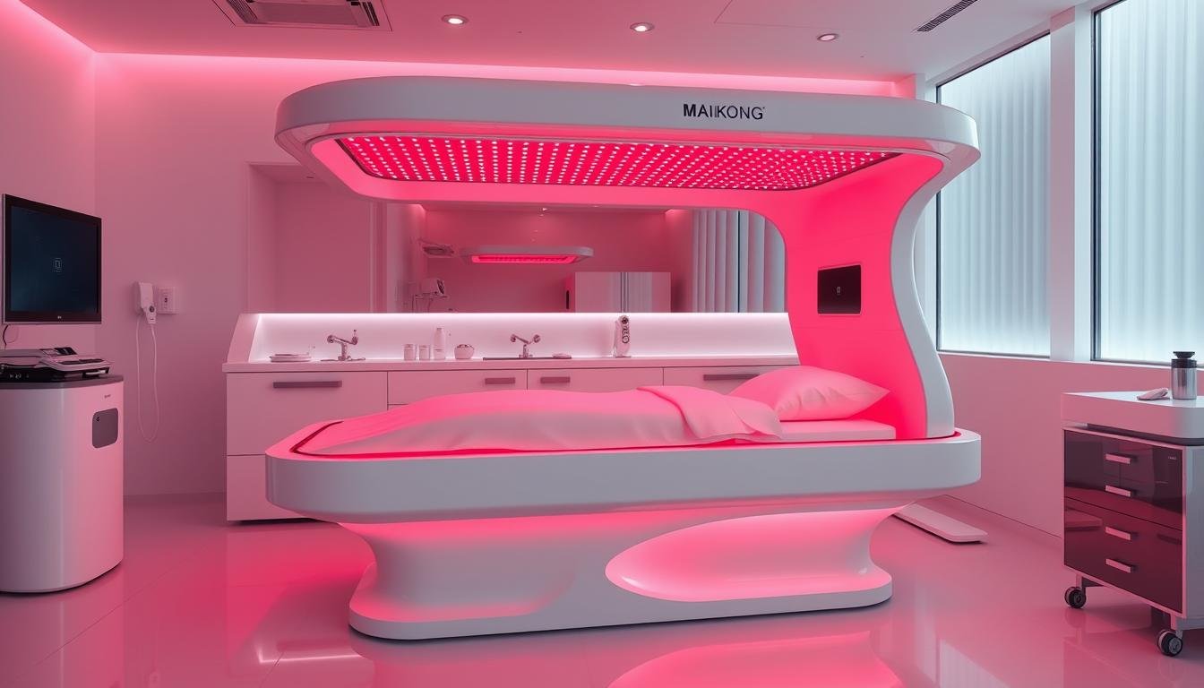 MAIKONG Red Light Therapy Bed with full body treatment capabilities