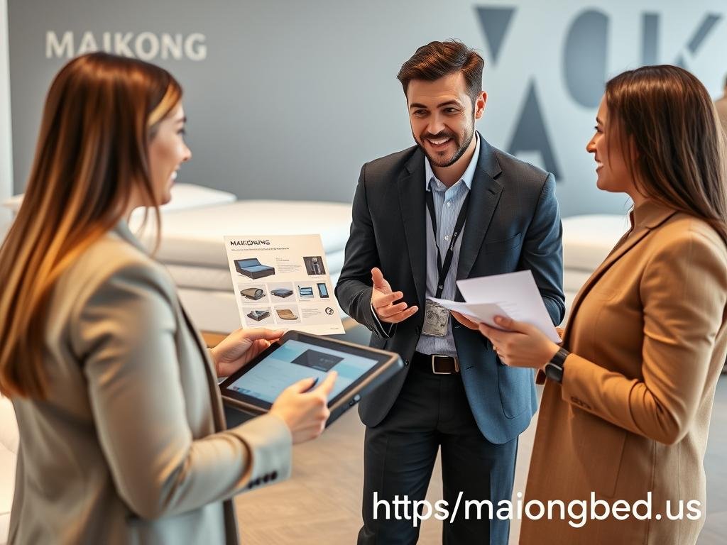 MAIKONG distributor meeting with a potential client