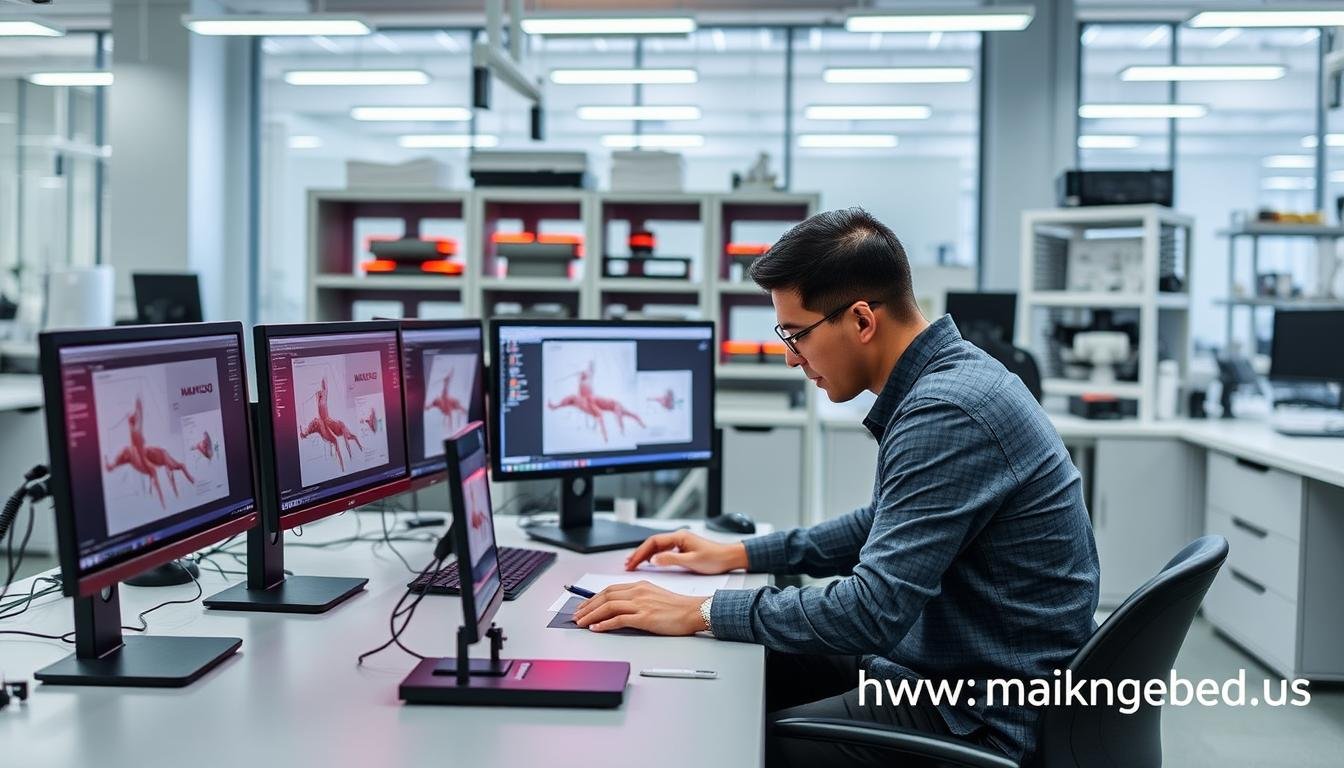 MAIKONG engineer designing custom red light therapy solution