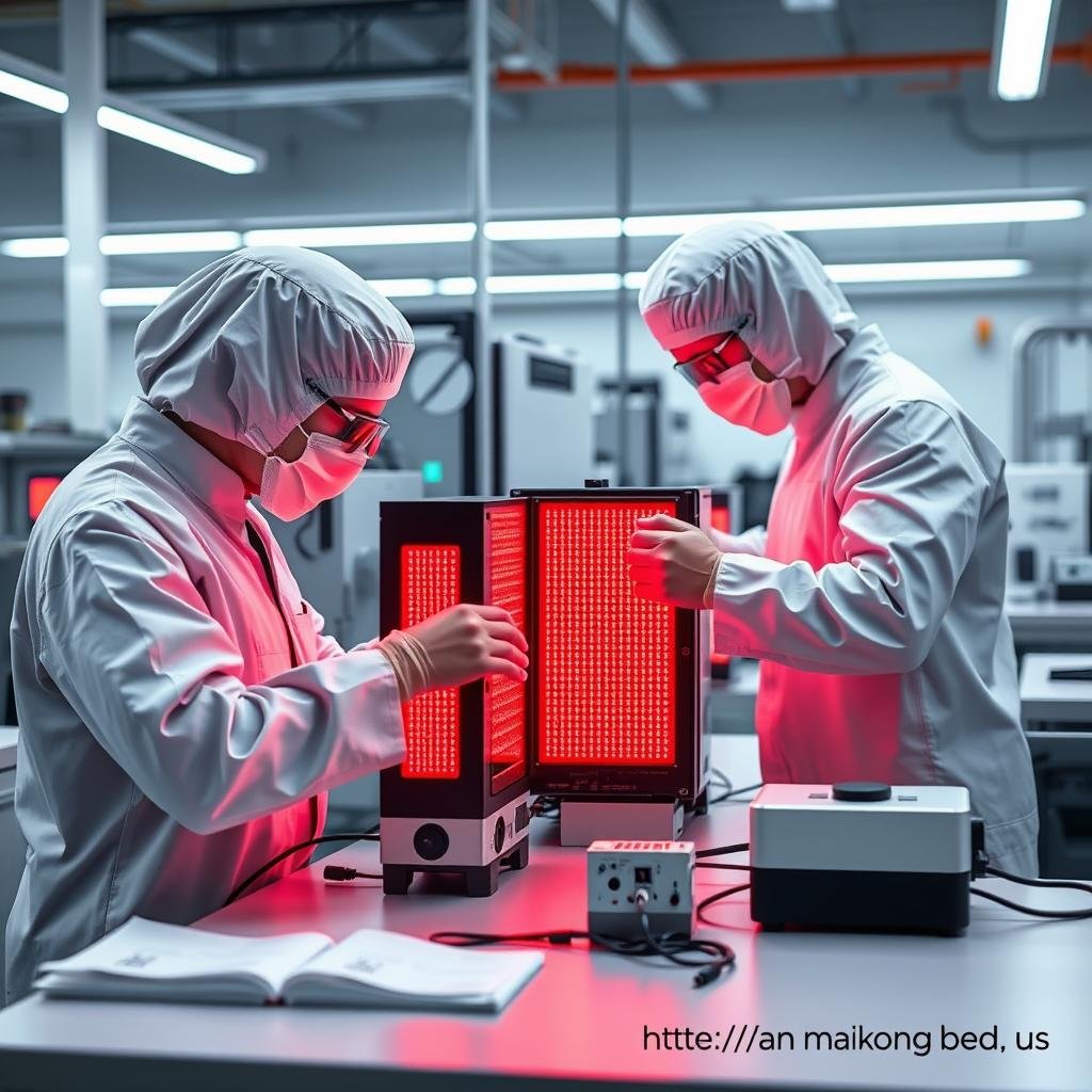 MAIKONG quality control process for red light therapy devices