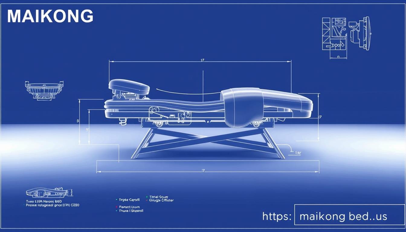 MAIKONG red light therapy bed technical diagram MAIKONG red light therapy bed technical diagram