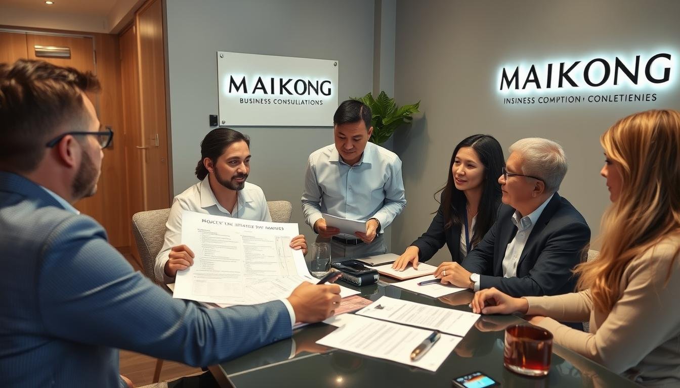 MAIKONG team providing consultation to spa owners about infrared bed implementation