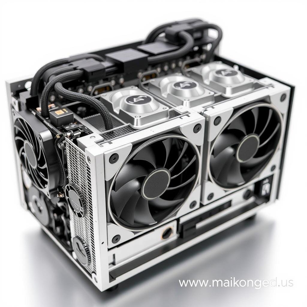 MAIKONG's advanced cooling system with multiple fans
