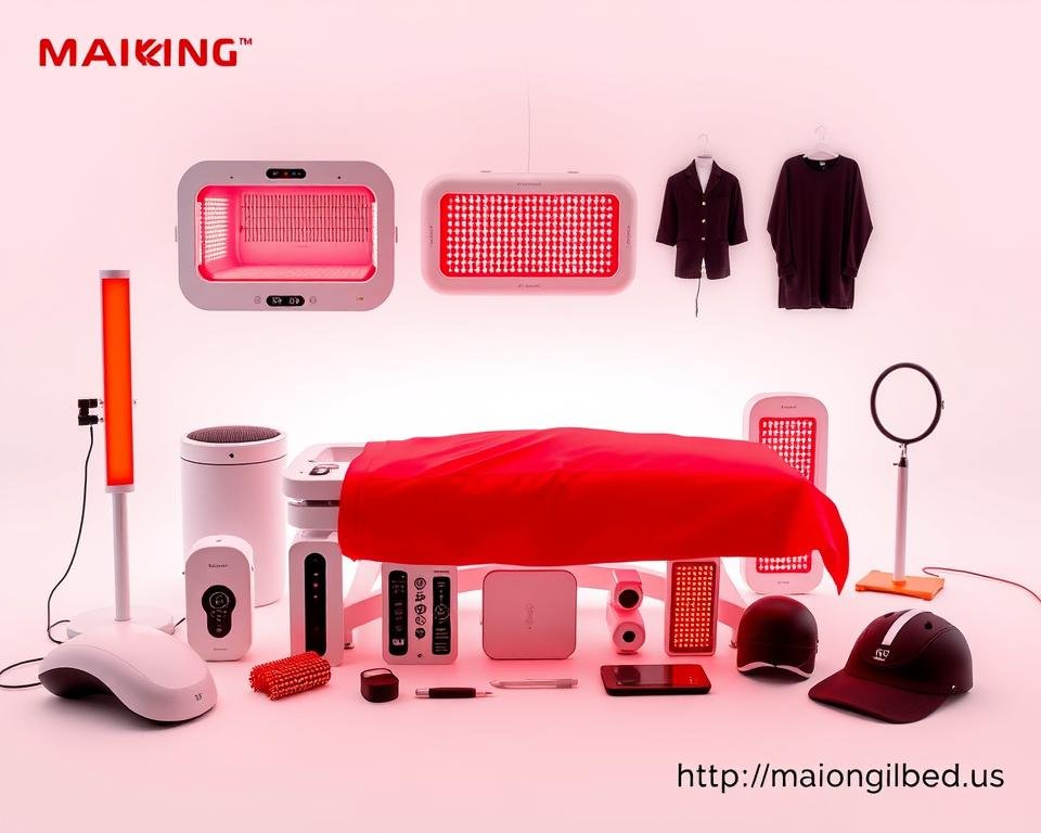 MAIKONG's complete red light therapy product lineup