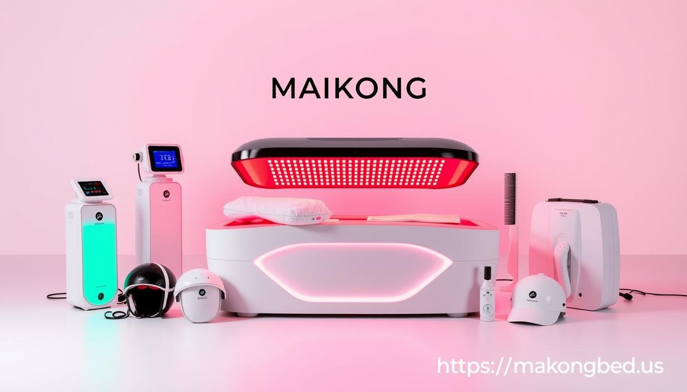 MAIKONG's premium red light therapy bed product lineup