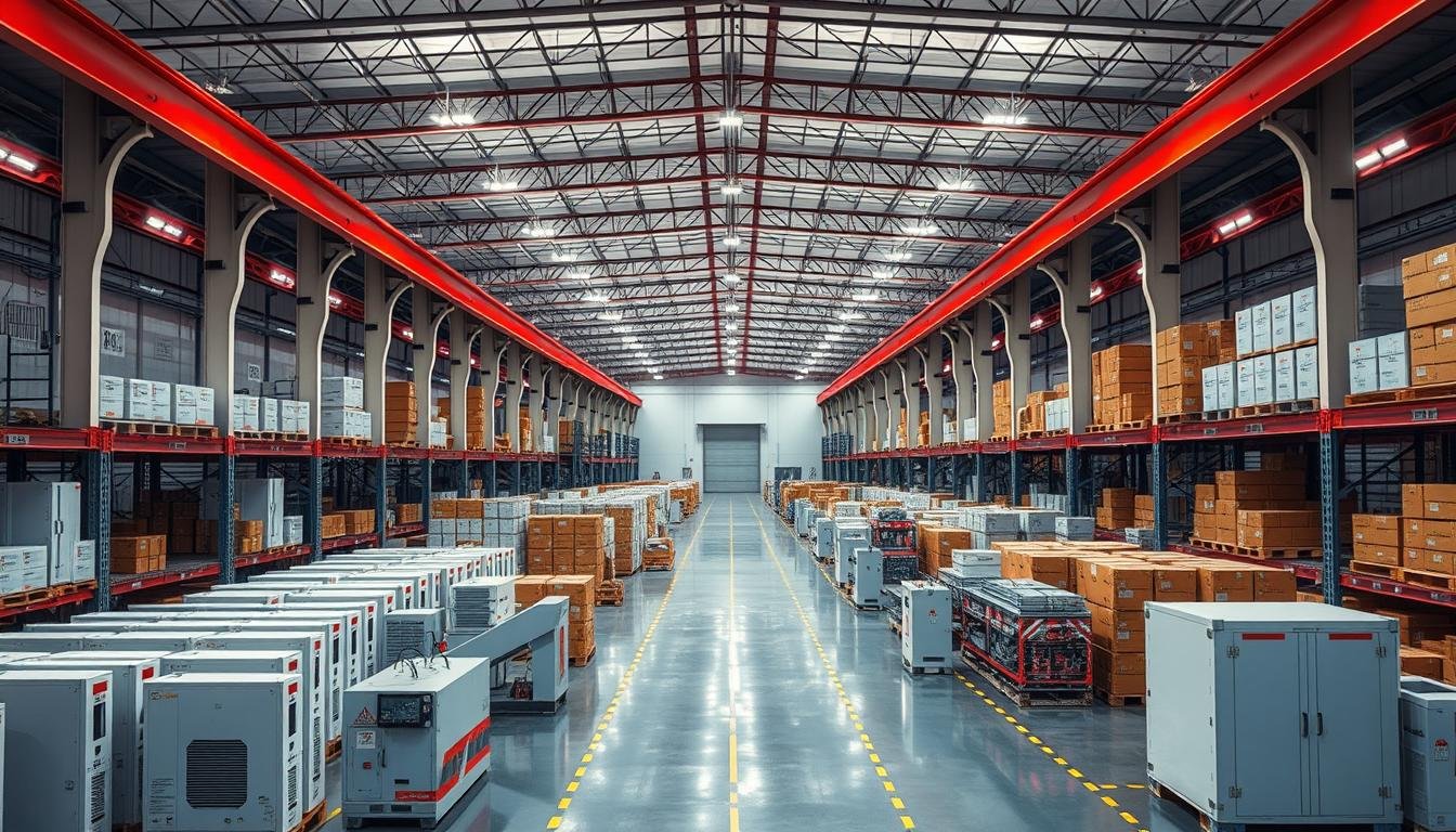 Maikong warehouse showing inventory and shipping operations for wholesale partners