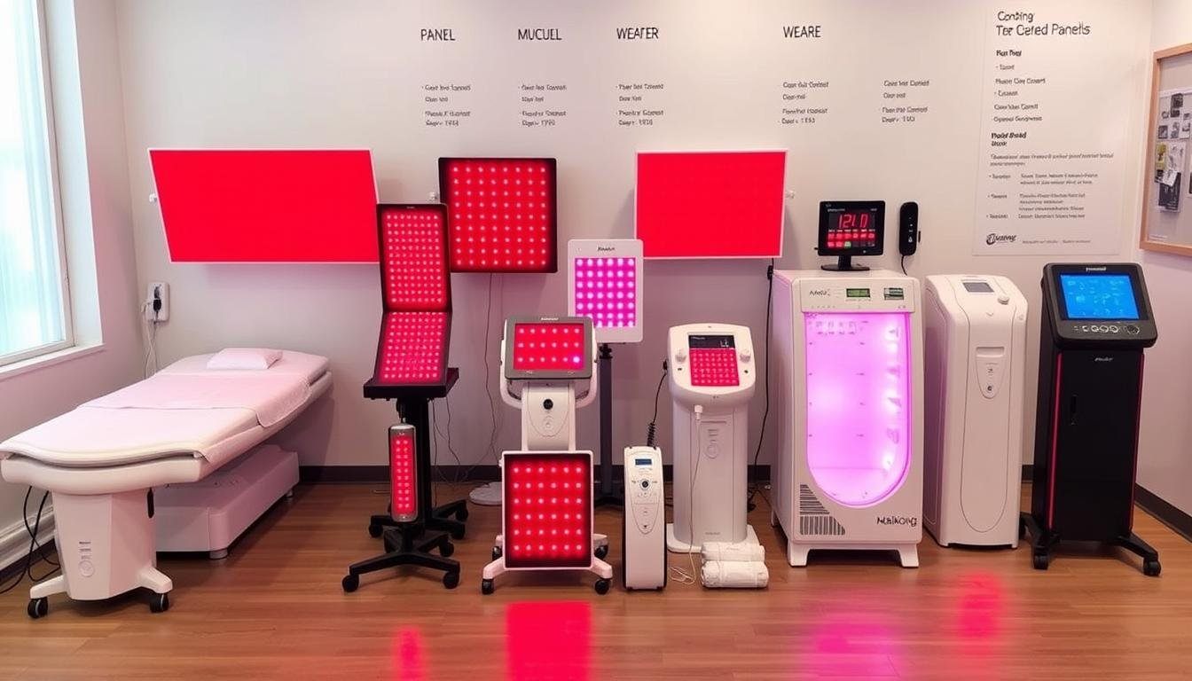 Maikong's complete product range of red light therapy devices