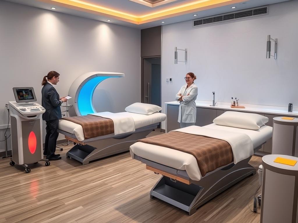 Medical spa with integrated MAIKONG infrared therapy in their treatment protocols