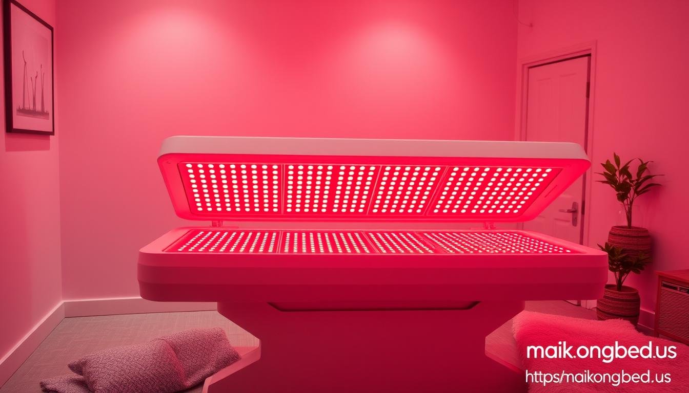 Professional Red Light Therapy Bed in a wellness center setting