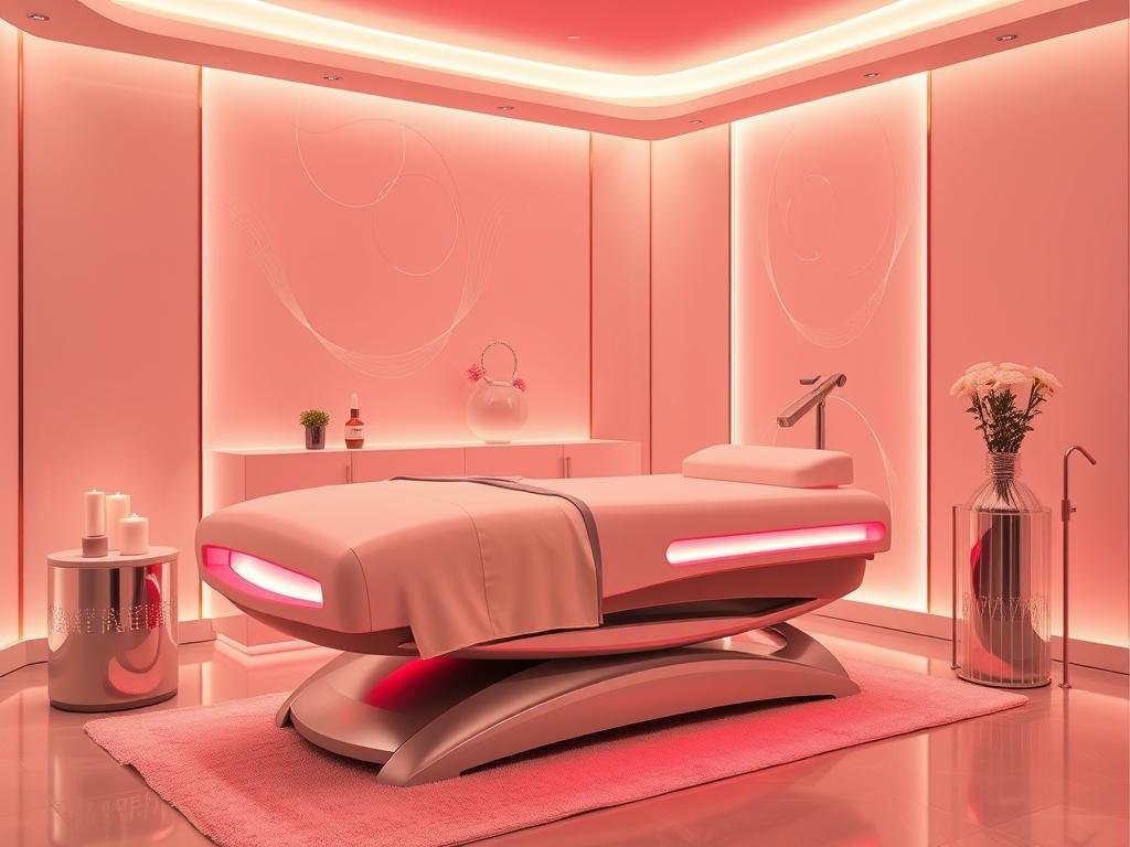 Red Light Therapy Bed in a medical spa setting