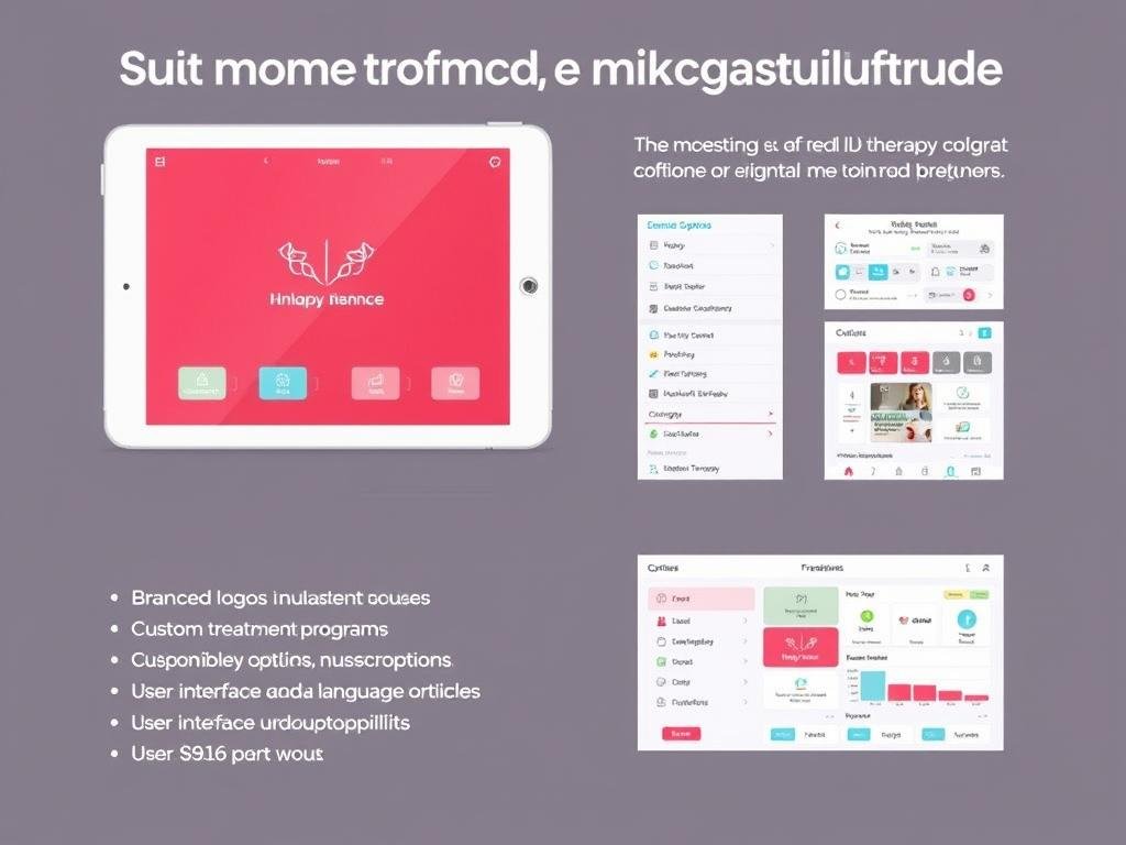 Software customization options for red light therapy bed control systems