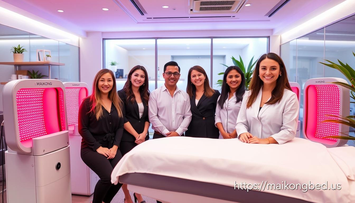 Successful wellness business using MAIKONG red light therapy equipment