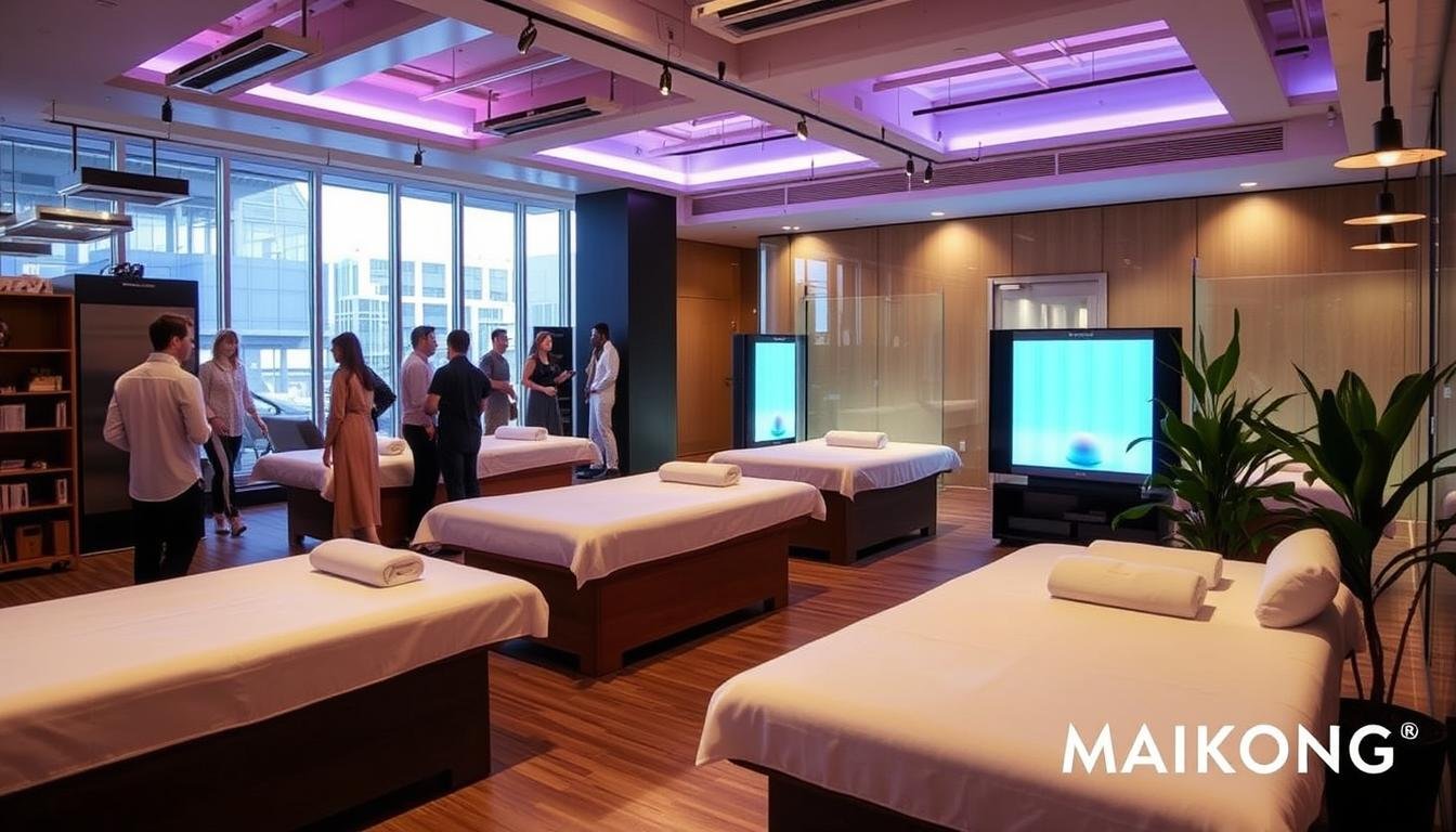 Urban wellness center with MAIKONG infrared beds