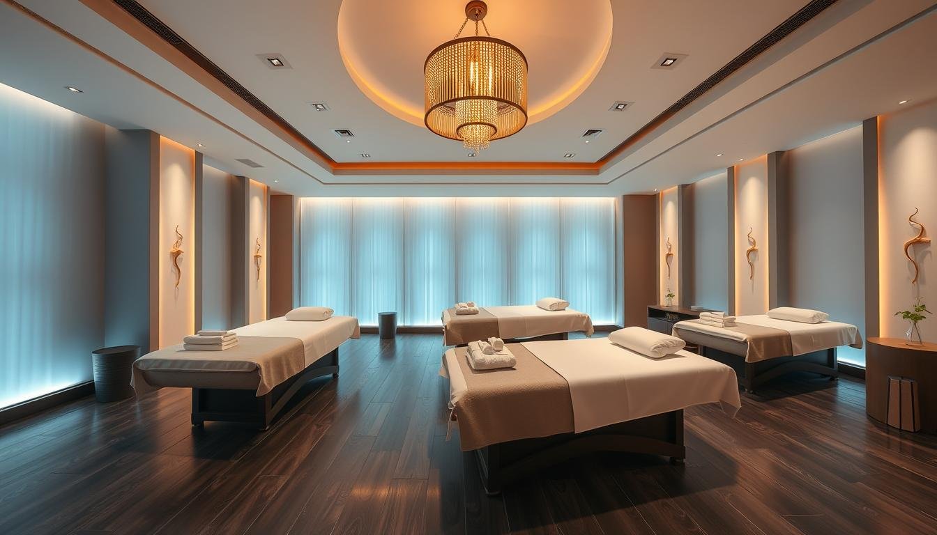 Wellness center featuring MAIKONG Infrared Beds for comprehensive treatment