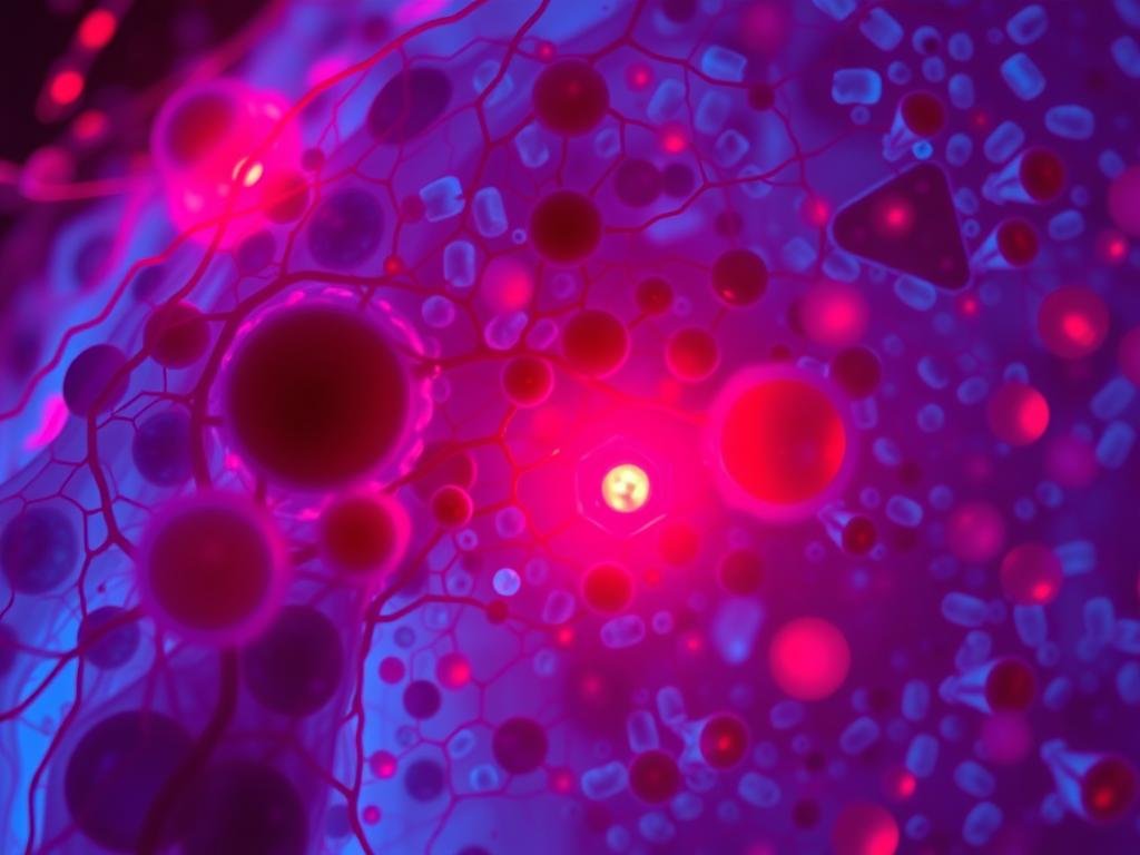 Cellular regeneration process stimulated by red light therapy