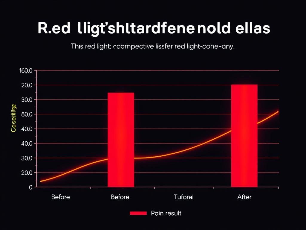 Clinical study showing red light therapy efficacy for pain reduction