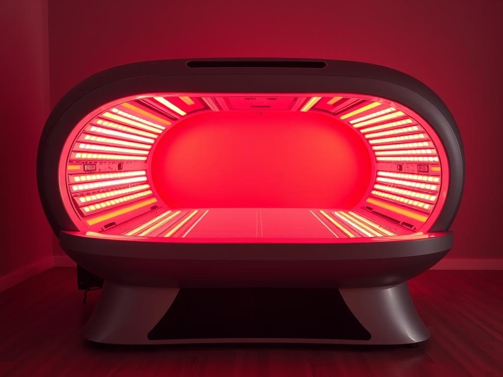 MAIKONG red light tanning bed with dual functionality