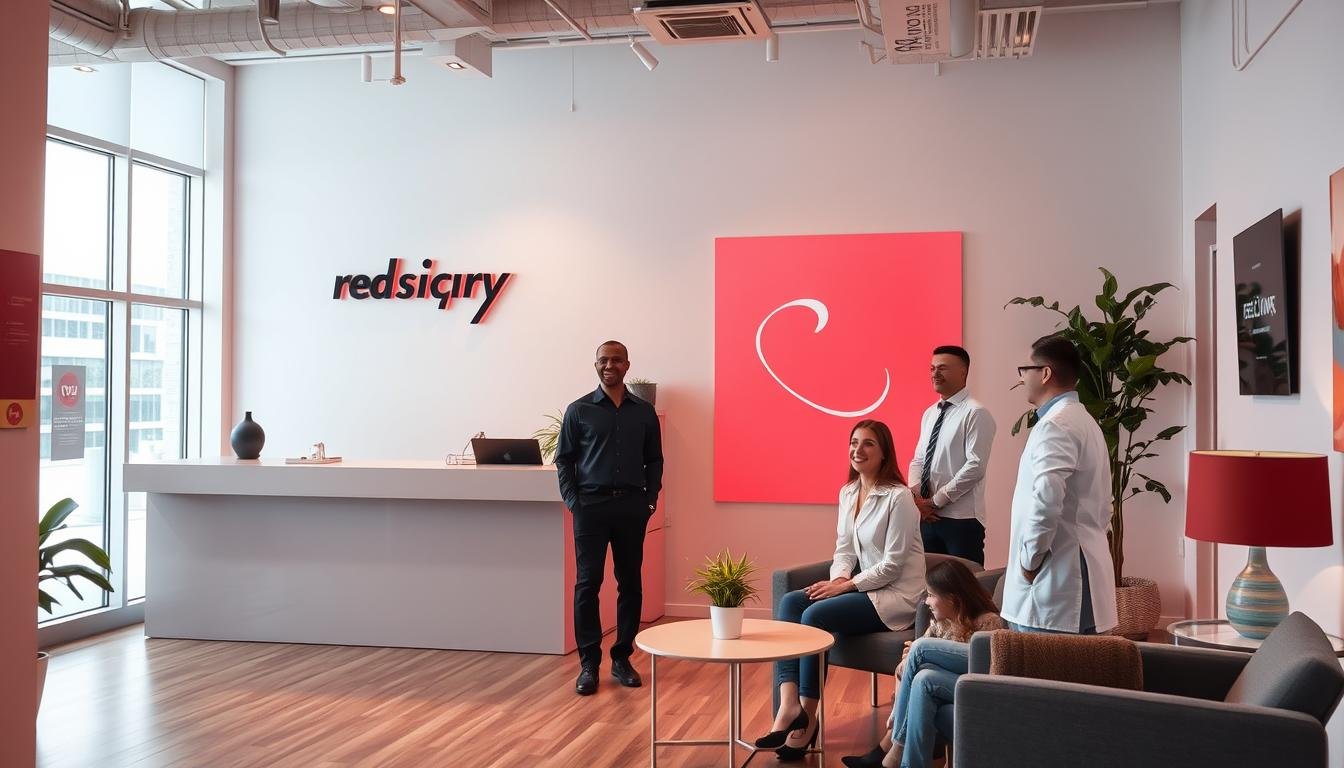 Successful red light therapy business with clients and professional staff