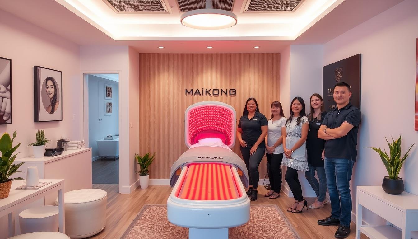 Successful wellness center featuring MAIKONG Red Light Therapy Bed