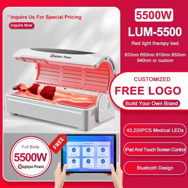 Can a Portable Unit (like MitoPOD) Meet a U.S. Sports Recovery Center’s Needs? — Red light therapy bed maikong (141).jpg