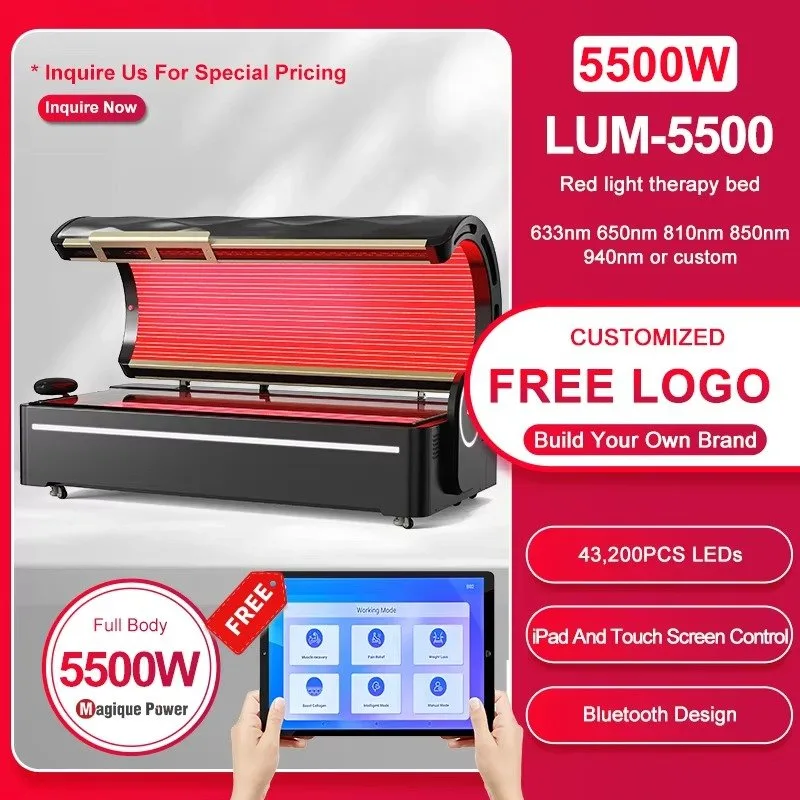 Can a Portable Unit (like MitoPOD) Meet a U.S. Sports Recovery Center’s Needs? — Red light therapy bed maikong (164).jpg